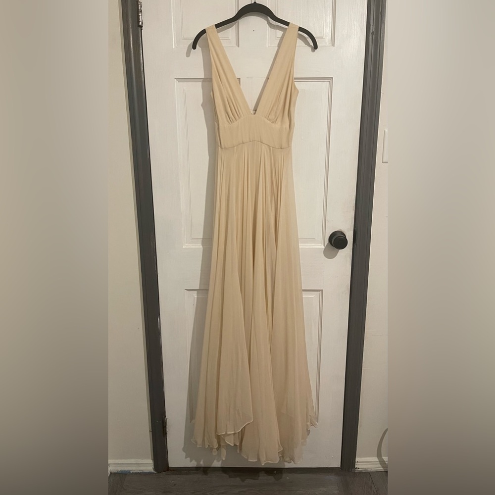 Shareen Bridal Silk Chiffon Dress